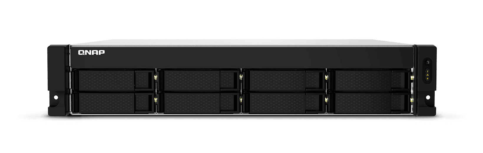 Сервер QNAP TS-832PXU-RP, 2x 2.5GbE, 2x 10GbE SFP+, QXG-10G2T, 2x Western Digital Enterprise 22TB (WUH722222ALE6L4), DIN-Rail Kit, 2x 250W PSU, резервное питание