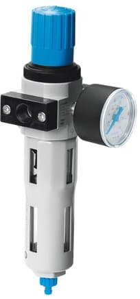 Фильтр-регулятор Festo LFR-3/4-D-5M-MAXI-A, 3/4", 5 мкм, 0.5–12 бар, 7600 л/мин, автоматический слив, металлический корпус