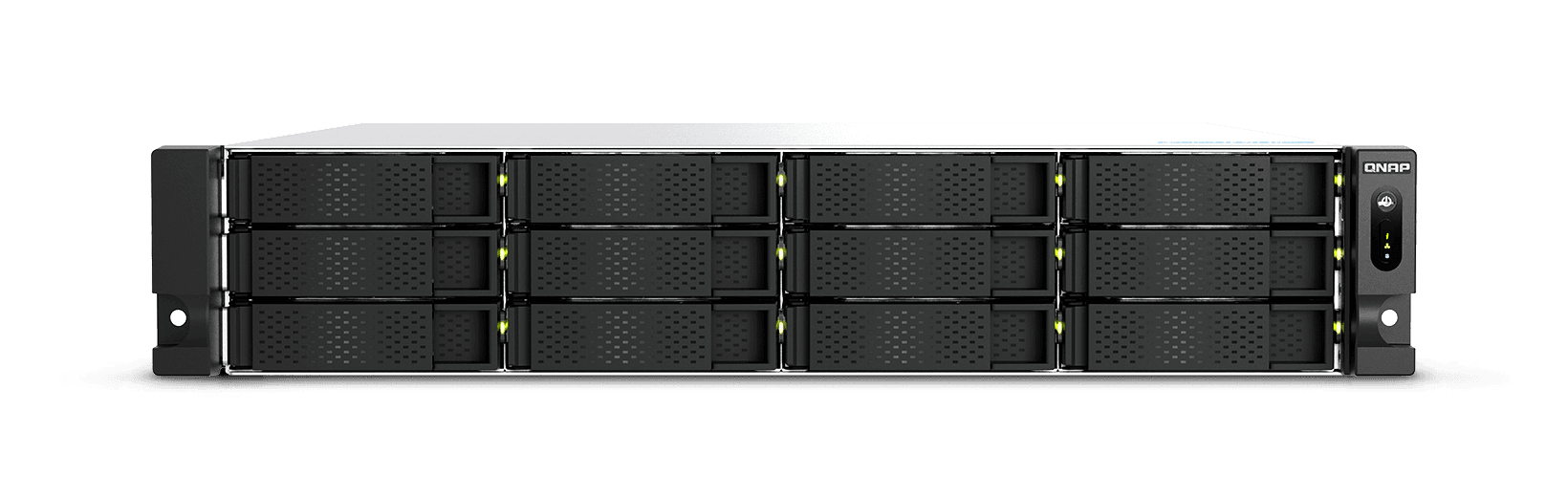 Система хранения данных QNAP TS-h1277AXU-RP-R7-32G, 12 отсеков, AMD Ryzen 7, 32 ГБ RAM, 2U Rackmount
