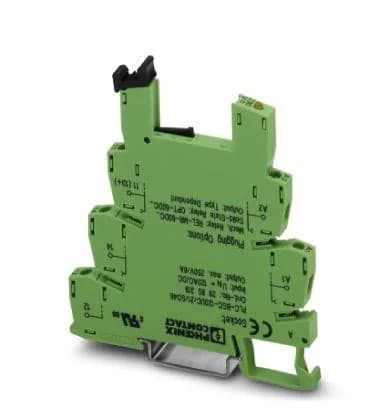 ​Базовый модуль реле Phoenix Contact PLC-BSC-230UC/21/SO46 2980335, ширина 6,2 мм, винтовые клеммы, для монтажа на DIN-рейку, входное напряжение 230 В AC