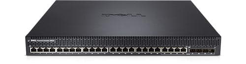 Коммутатор Dell PowerConnect 8024F, 24×SFP+ 10 Гбит/с, 4×10GBASE-T, L3, управляемый