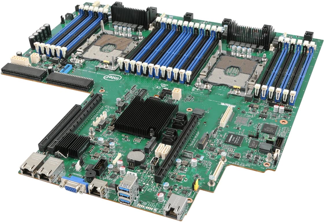 Системная плата Intel S2600WFTR, чипсет C624, dual 10G, IPMI, TPM, M.2, U.2 x4, 24 DIMM