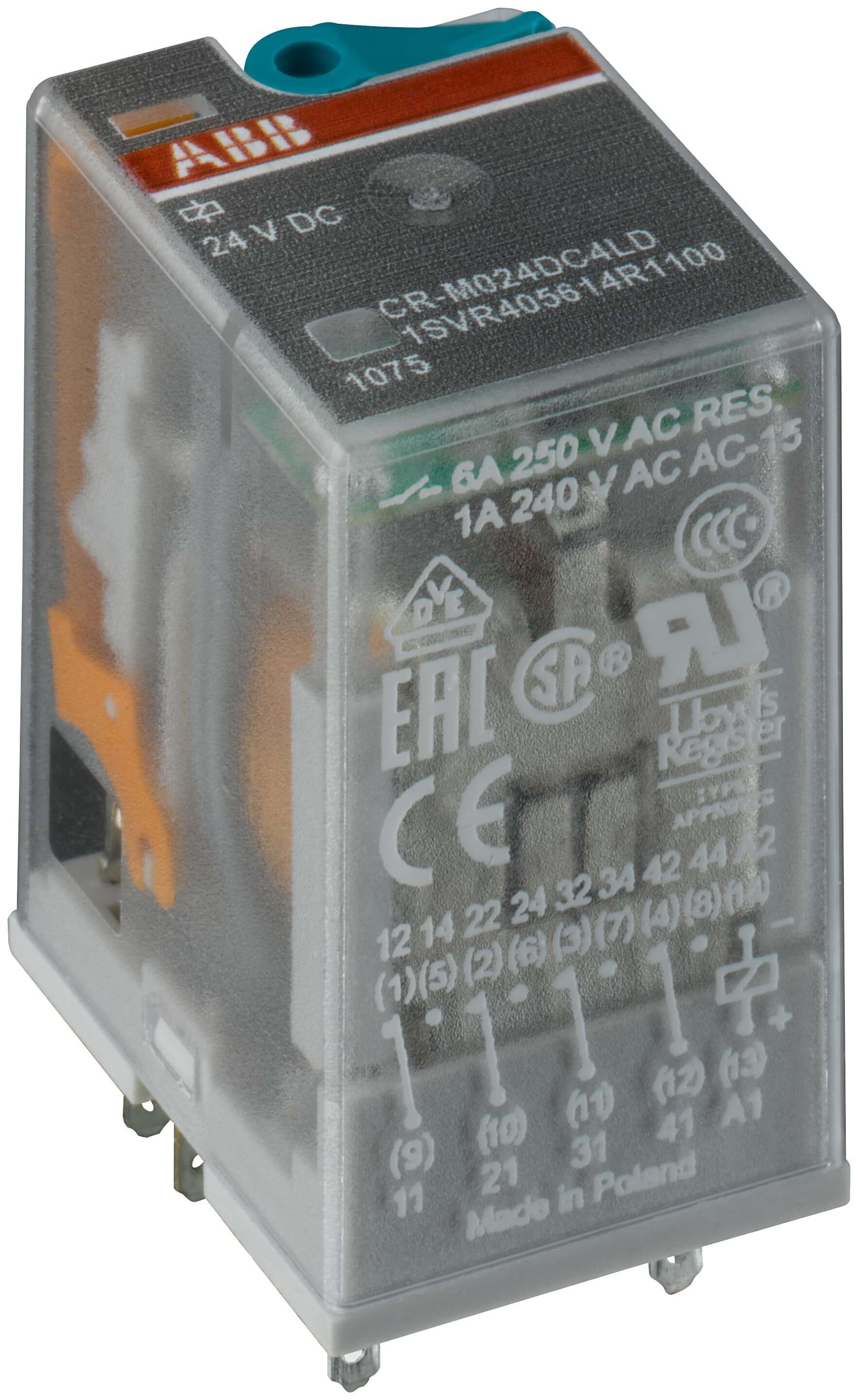 ​Реле промежуточное ABB CR-M024DC4G