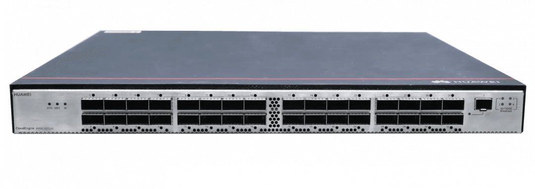 Коммутатор Huawei CE8850E-32CQ-EI-F Switch (32*100GE QSFP28, 1*10GE SFP+, 2*AC power module, 4*fan module, port-side exhaust)
