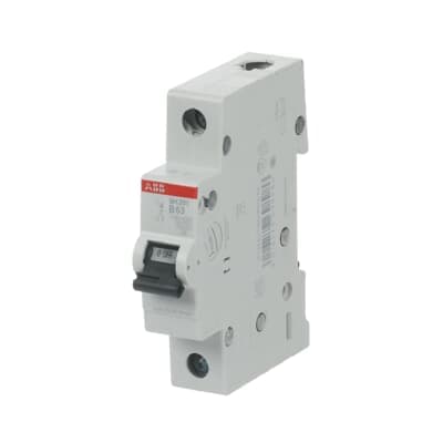 Автоматический выключатель ABB SH201-B63 2CDS211001R0635, 63 А, 6 кА, 1-полюсный, характеристика B