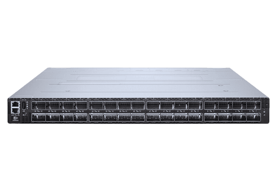 Коммутатор NVIDIA Switch MQM9700-NS2F — 64-портовый InfiniBand Switch с поддержкой 400G
