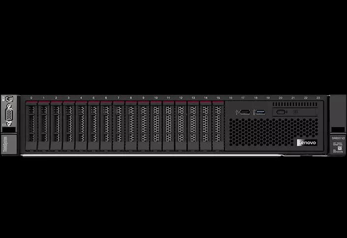 Сервер Lenovo ThinkSystem SR650 V2, 2x Xeon Gold 6346, 16x 64GB RDIMM, 12x 12TB 3.5" SAS, M.2 NVMe RAID 1 (2x 480GB), контроллер 4350-16i SAS/SATA, 12-слотовая корзина, 2x 1100W PSU, 6 вентиляторов, кабели и рельсы, XClarity Pro, 2U