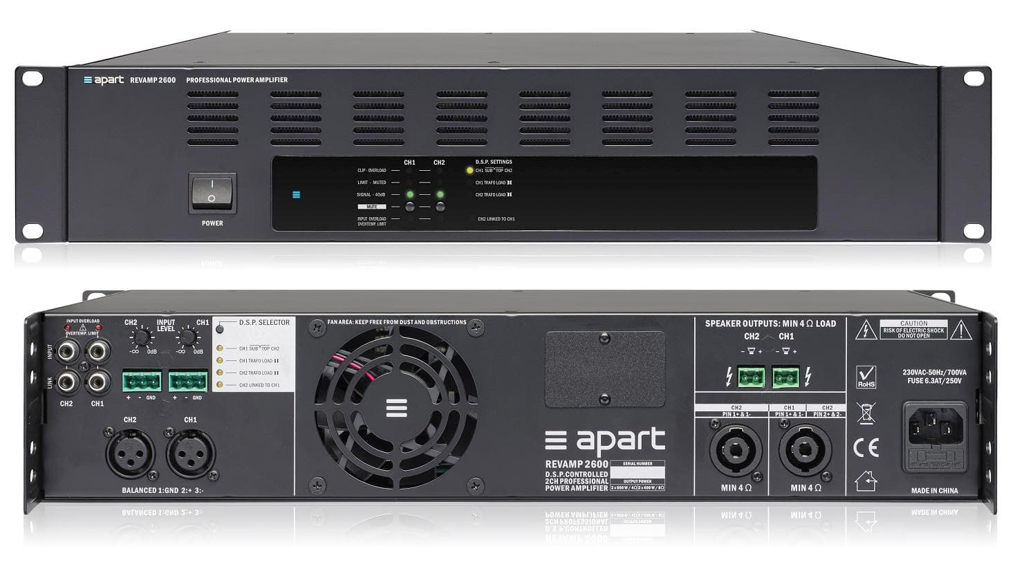 Усилитель мощности Biamp Apart REVAMP2600