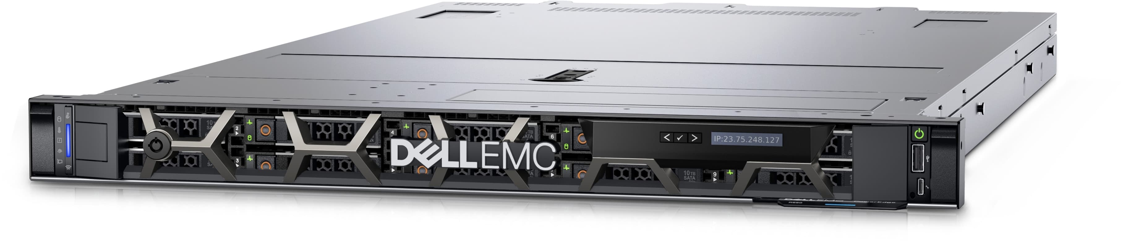Сервер Dell PowerEdge R650, 1U, 10 SFF, Xeon Gold 5317 (12 ядер, 3.0GHz), 2x 32GB DDR4 3200MHz, RAID H755 (8GB + BBU), iDRAC 9 Express, 2x 800W Hot-Plug, 2x 1GbE, 2x SSD 3.84TB, 2x SSD 480GB, Windows Server 2022 OEM, направляющие для стойки