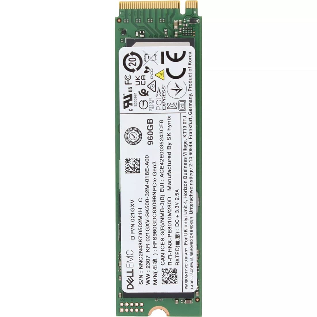 Накопитель Dell 21GXV M.2, 960GB